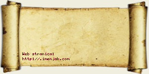 Jasmina Vodeničar vizit kartica